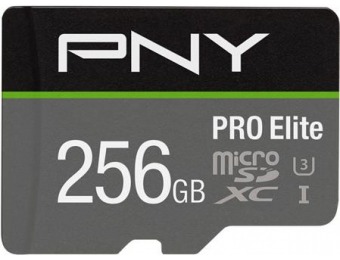 $140 off PNY Technologies PRO Elite 256GB microSDXC