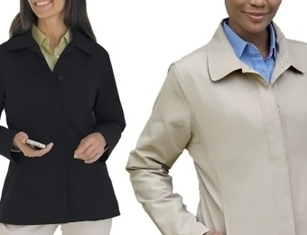 75% off Vantage Soho Button Front Women's Jacket (black or stone)