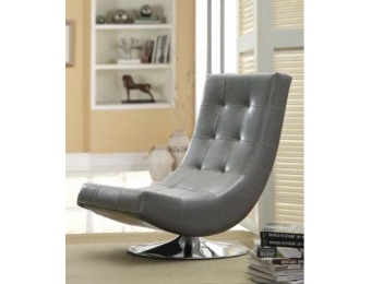 46% off William's Home Furnishing Trinidad Gray Padded Chair