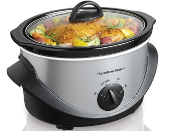 70% off Hamilton Beach 4 qt. Stainless Steel Slow Cooker