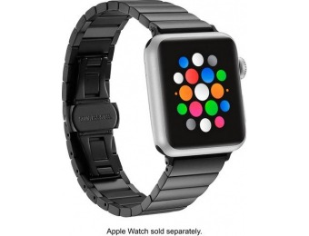 $20 off Platinum Link Stainless Steel Band for Apple Watch 38mm - Black