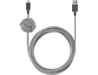 50% off Native Union Apple MFi 10' Lightning USB Charging Cable