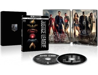 47% off Justice League [SteelBook] 4K Ultra HD Blu-ray/Blu-ray