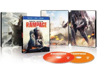 74% off Rampage [SteelBook] (Blu-ray/DVD)