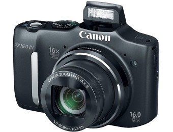 $120 off Canon PowerShot SX160 IS 16MP Digital Camera