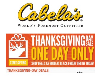 Cabela's Thanksgiving Day Sale - Great Doorbuster Deals