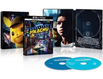 $10 off Pokémon Detective Pikachu [SteelBook] 4K Ultra HD Blu-ray