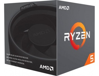 $80 off AMD Ryzen 5 2600 Six-Core 3.4 GHz Desktop Processor