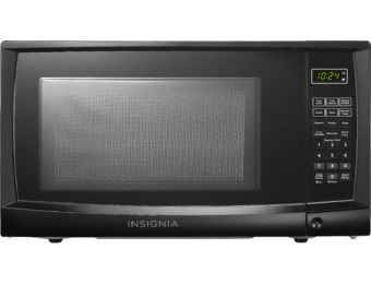 43% off Insignia 0.7 Cu. Ft. Compact Microwave - Black