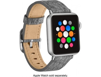 63% off Platinum Fabric Apple Watch 38/40mm Strap - Light Gray