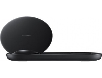 $50 off Samsung 7.5W Wireless Charger Duo - Black