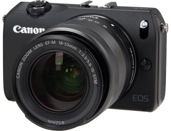 $370 off Canon EOS M Mirrorless Compact System Camera 18-55mm