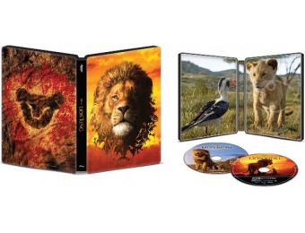 $20 off The Lion King [SteelBook] (4K Ultra HD Blu-ray/Blu-ray)
