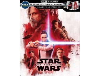 $18 off Star Wars: The Last Jedi [SteelBook] (4K Ultra HD Blu-ray)