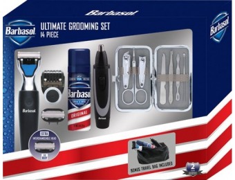 50% off Barbasol Rechargeable Electric Shaver Grooming Kit