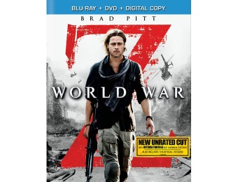 $32 off World War Z (Blu-ray + DVD + Digital Copy)