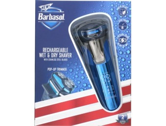 $15 off Barbasol Rechargeable Wet/Dry Rotary Electric Shaver