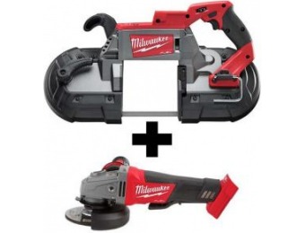 $179 off Milwaukee M18 Brushless Deep Cut Band Saw with Grinder