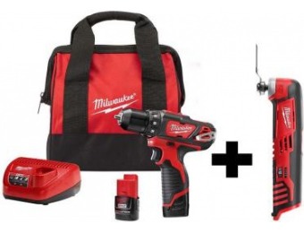 $69 off Milwaukee M12 3/8" Drill/Driver Kit with Multi-Tool
