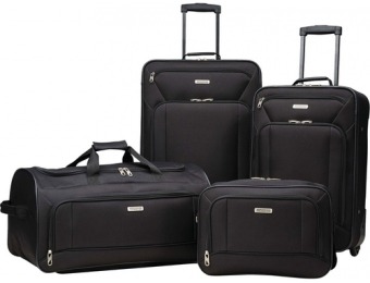 $44 off American Tourister 21"/25" Luggage Set (4-Piece)