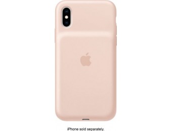 $65 off Apple iPhone XS Smart Battery Case - Pink Sand