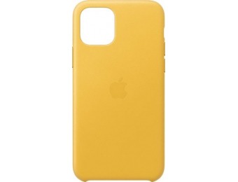 50% off Apple iPhone 11 Pro Leather Case - Meyer Lemon