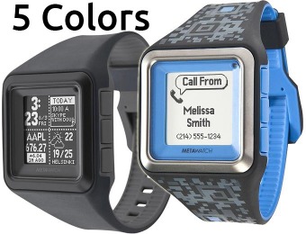 $80 off MetaWatch STRATA Watch for iPhone & Android Mobile Phones