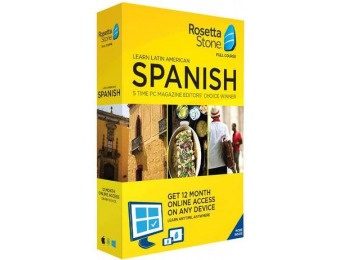 $80 off Rosetta Stone Learn UNLIMITED Languages with 1 Year Access