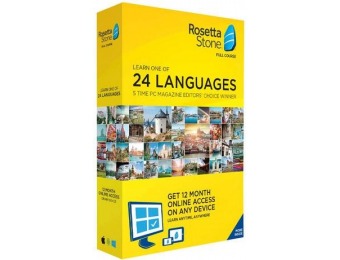 $80 off Rosetta Stone Learn UNLIMITED Languages