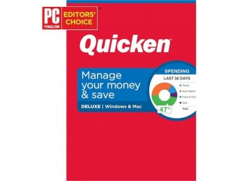 50% off Quicken Deluxe Personal Finance - Mac|Windows