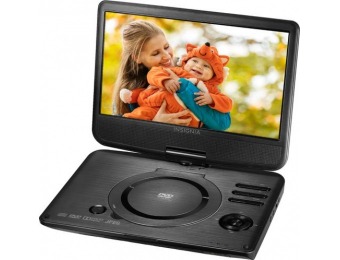 $40 off Insignia 10" Portable DVD Player with Swivel Screen