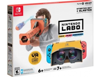 50% off Labo Toy-Con 04: VR Kit - Starter Set + Blaster - Nintendo