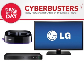 TV & Home Theater Cyberbusters - Hot Deals on HDTVs & Accessories