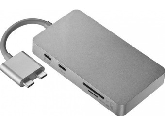 $30 off Platinum Dual USB-C-to-8-Port Hub for Apple MacBook Laptops