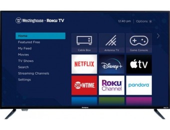 $90 off Westinghouse 43" 1080p Smart LED Roku TV HDTV