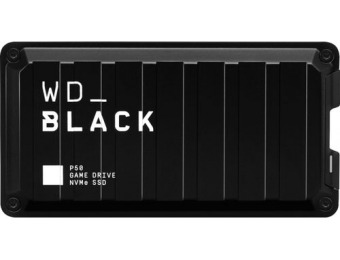 $45 off WD Black P50 500GB USB 3.2 Gen 2x2 Portable SSD