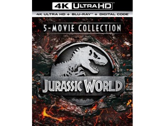 $40 off Jurassic World 5-Movie Collection (4K Ultra HD Blu-ray)