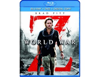 70% off World War Z (Blu-ray + DVD + Digital Copy)