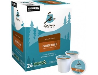 $4 off Caribou Coffee Blend Medium K-Cup Pods (24-Pack)
