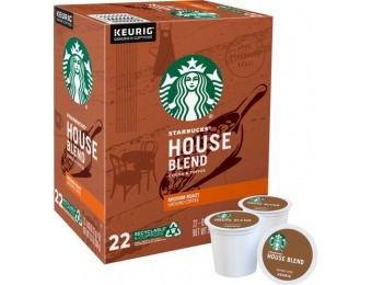 $5 off Starbucks House Blend K-Cup Pods (22-Pack)