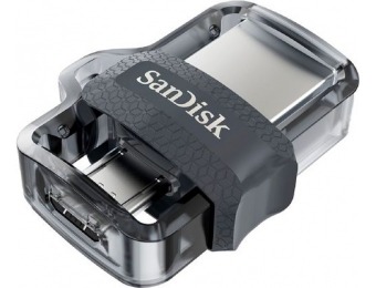 68% off SanDisk Ultra 128GB USB 3.0, Micro USB Flash Drive