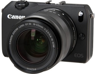 $370 off Canon EOS M Compact System Camera + EF-M 18-55mm