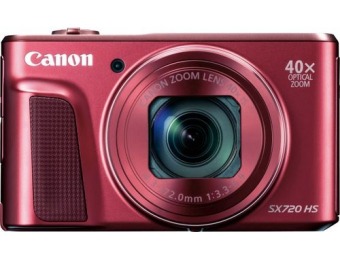 $80 off Canon PowerShot SX720 HS 20.3-MP Digital Camera, Refurb