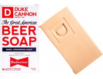 50% off Duke Cannon Great American Beer Budweiser Soap