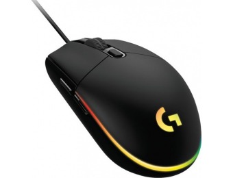 25% off Logitech G203 LIGHTSYNC Wired Optical Gaming Mouse
