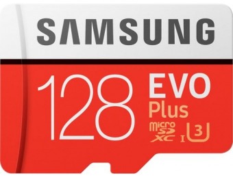 50% off Samsung EVO Plus 128GB microSDXC UHS-I Memory Card