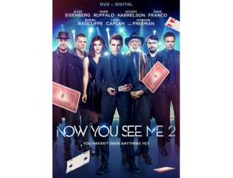 75% off Now You See Me 2 (DVD)