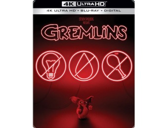 55% off Gremlins [SteelBook] 4K Ultra HD Blu-ray/Blu-ray