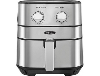 $50 off Bella 5.3-qt Analog Air Convection Fryer - Stainless Steel