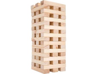$90 off Hey! Play! Giant Wooden Blocks Tower Stacking Game